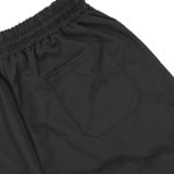  Quần Short Vải Dù Logo Thêu Unisex - Đen 