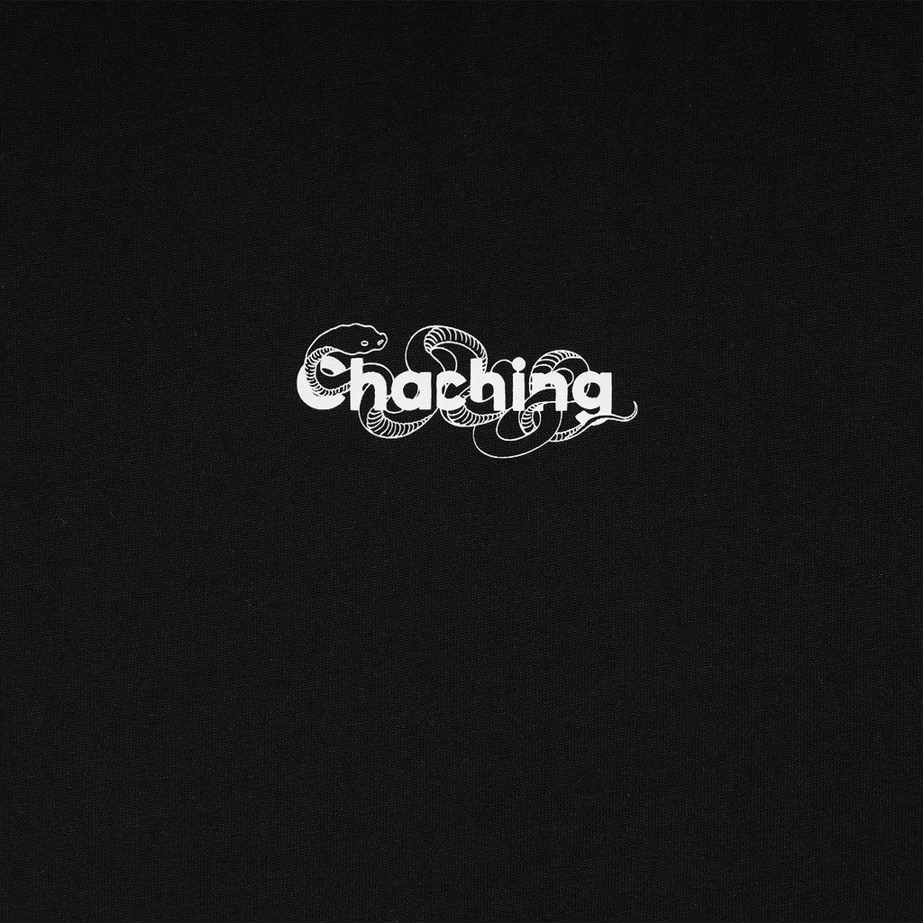 Áo Rắn Boxy In Logo Unisex - Đen