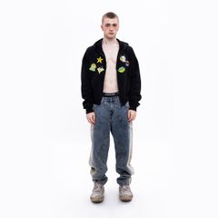 CHACHING HOODIE ZIP - ĐEN