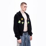  CHACHING HOODIE ZIP - ĐEN 