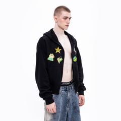 CHACHING HOODIE ZIP - ĐEN