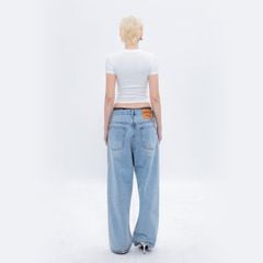 CHACHING BASIC BABY TEE – CREAM WHITE