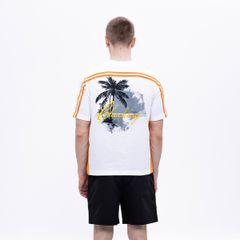 CHACHING PALM TREE T-SHIRT – WHITE & YELLOW