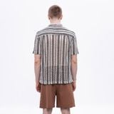  CHACHING GEOMETRIC SHIRT – Black & White Stripe 