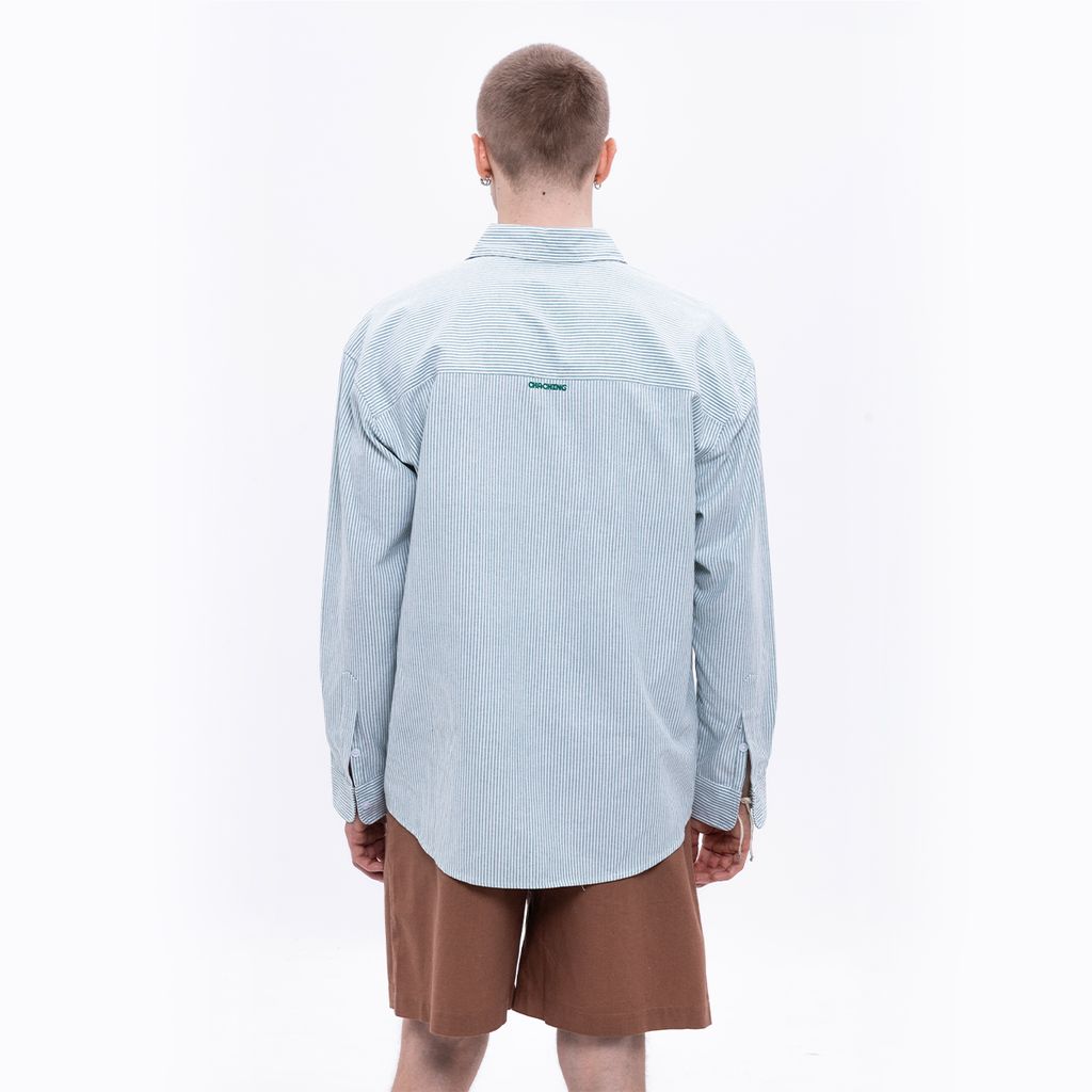 CHACHING STRIPED SHIRT – GREEN STRIPE