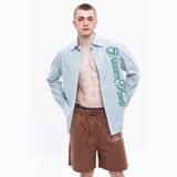  CHACHING STRIPED SHIRT – GREEN STRIPE 