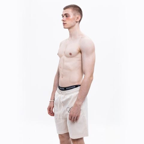 CHACHING LINEN SHORTS – Cream