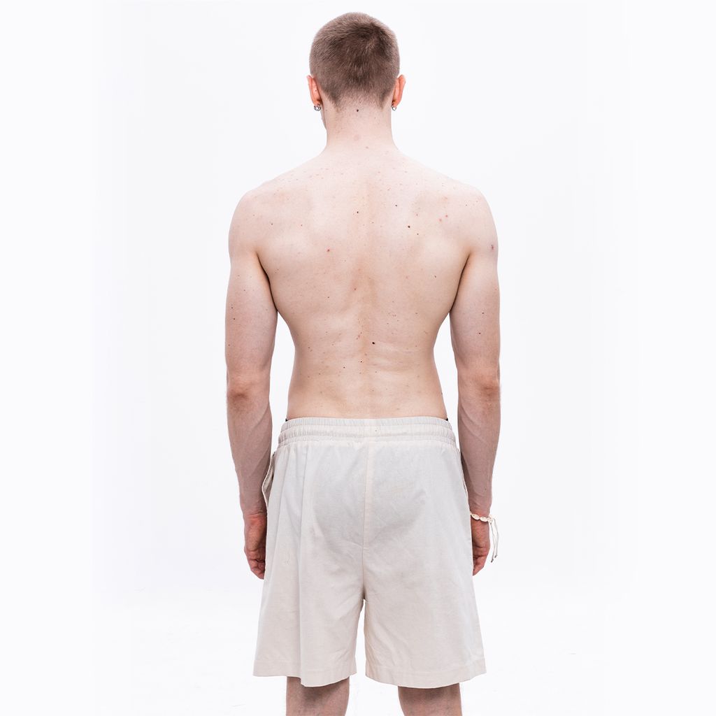CHACHING LINEN SHORTS – Cream