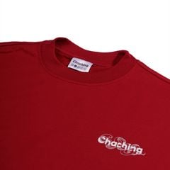 Áo Rắn Boxy In Logo Unisex - Đỏ