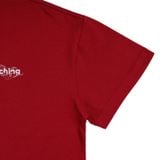  Áo Rắn Boxy In Logo Unisex - Đỏ 