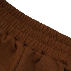 QUẦN SHORT NỈ THÊU LOGO - CAFE