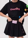  Chân Váy Xếp Ly Dáng Xoè Ngắn - Đen 