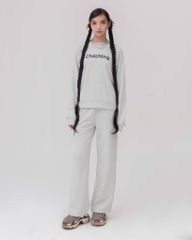 Set Đồ Nỉ Dài Tay và Quần Dài - Xám