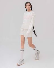 Set Đồ Nỉ Dài Tay và Quần Short - Be