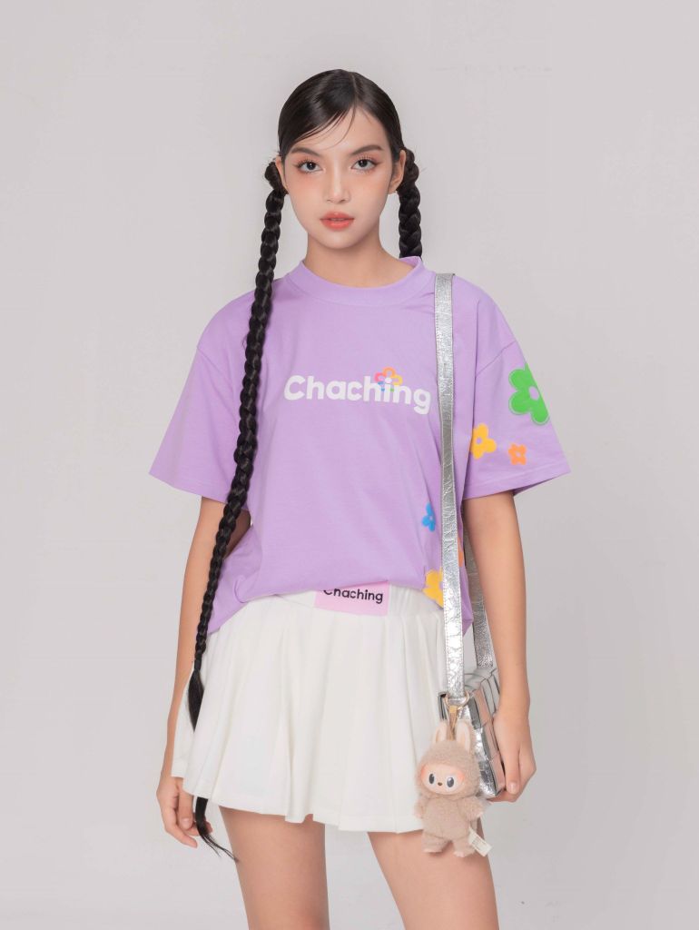 Chân Váy Xếp Ly Dáng Xoè Ngắn - Trắng