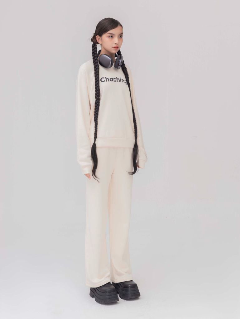 Set Đồ Nỉ Dài Tay và Quần Dài - Be