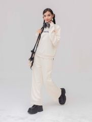 Set Đồ Nỉ Dài Tay và Quần Dài - Be