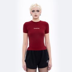 QUẦN SHORT NỈ THÊU LOGO - ĐEN