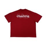  Áo Rắn Boxy In Logo Unisex - Đỏ 