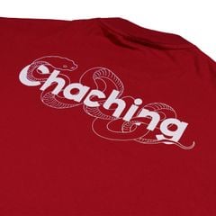 Áo Rắn Boxy In Logo Unisex - Đỏ