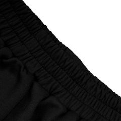 QUẦN SHORT NỈ THÊU LOGO - ĐEN