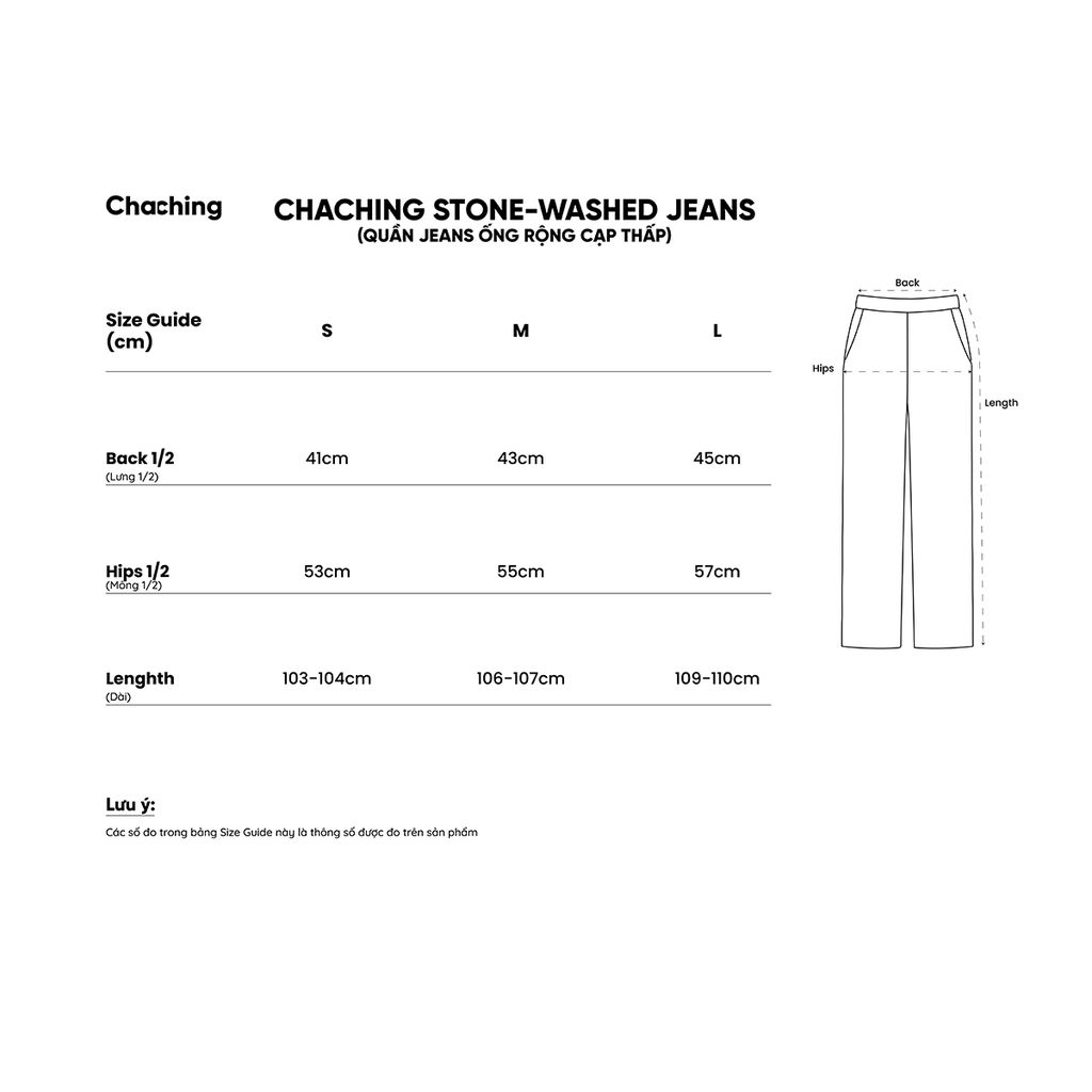 CHACHING STAR-WASHED JEANS