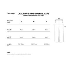 CHACHING STAR-WASHED JEANS