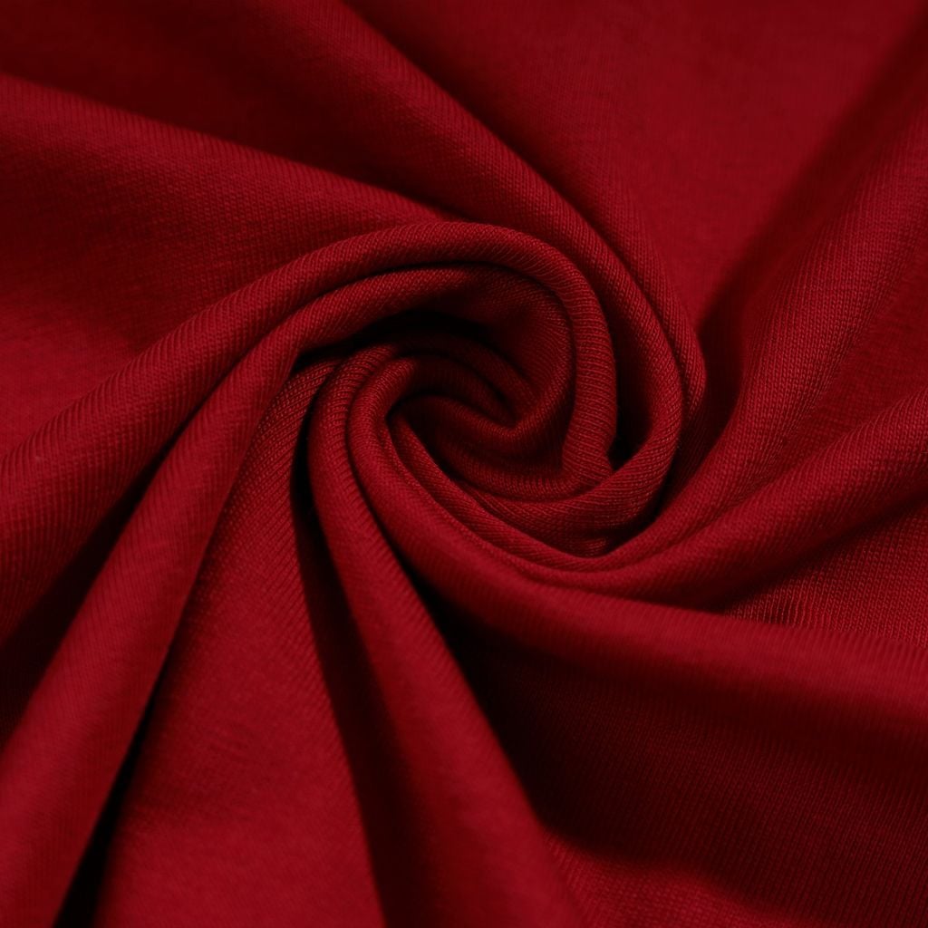 Áo Rắn Boxy In Logo Unisex - Đỏ