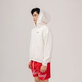  Áo Hoodie Unisex Form Oversize - Trắng 