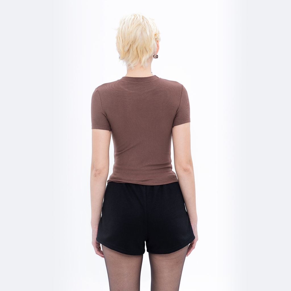 CHACHING BASIC BABY TEE – BROWN