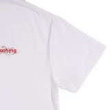  Áo Rắn Boxy In Logo Unisex - Trắng 