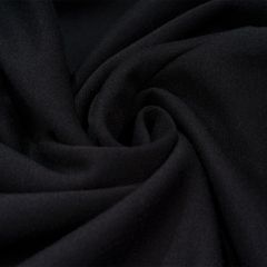 QUẦN SHORT NỈ THÊU LOGO - ĐEN