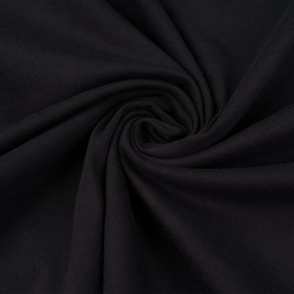 Áo Thun Unisex Form Boxy In Nhũ - Đen