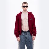  CHACHING HOODIE ZIP - ĐỎ 