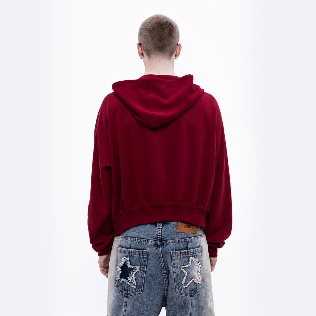CHACHING HOODIE ZIP - ĐỎ