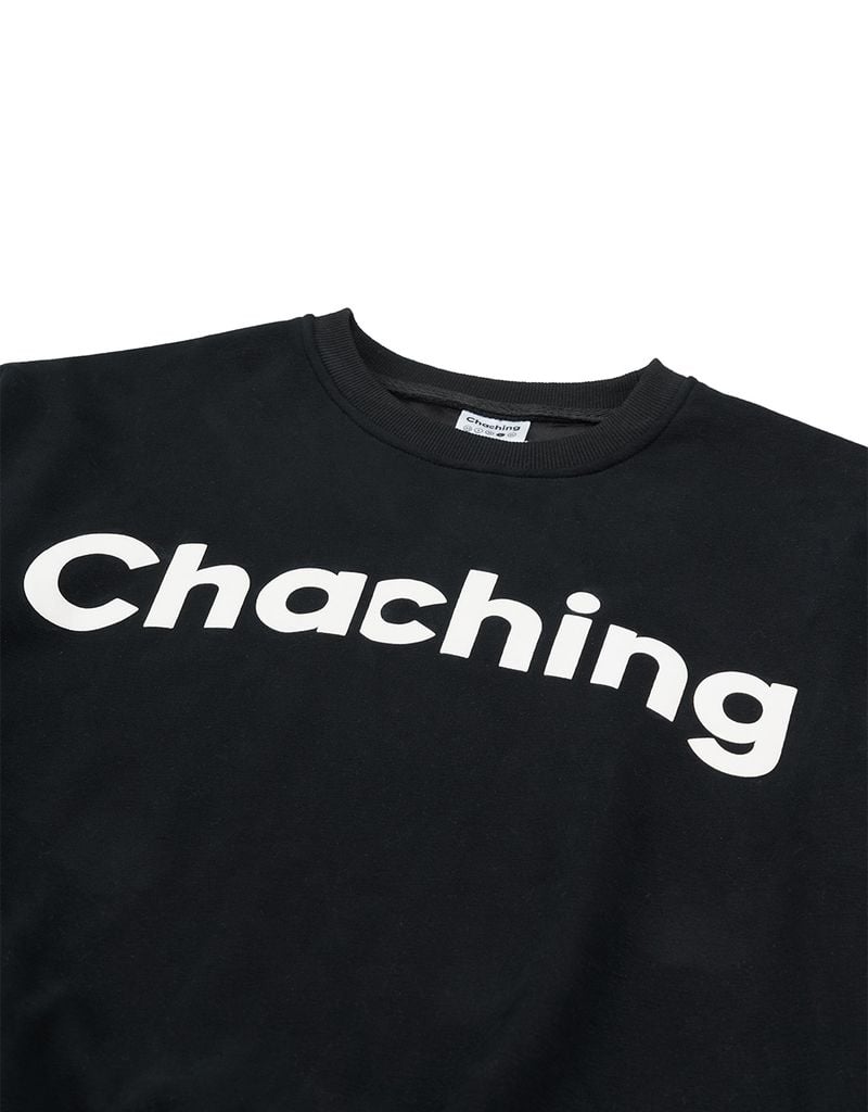 Áo Sweater Unisex Form Oversize - Đen