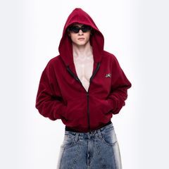 CHACHING HOODIE ZIP - ĐỎ