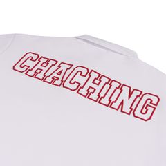 Áo Polo Form Boxy Logo Thêu Unisex - Trắng