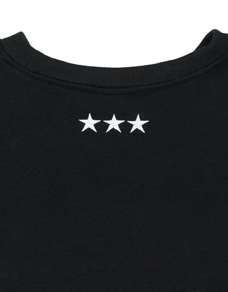 Áo Sweater Unisex Form Oversize - Đen