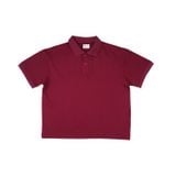  Áo Polo Form Boxy Logo Thêu Unisex - Đỏ 
