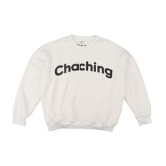 Áo Sweater Unisex Form Oversize - Trắng