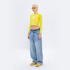 CHACHING STAR LONG-SLEEVE TOP – Yellow