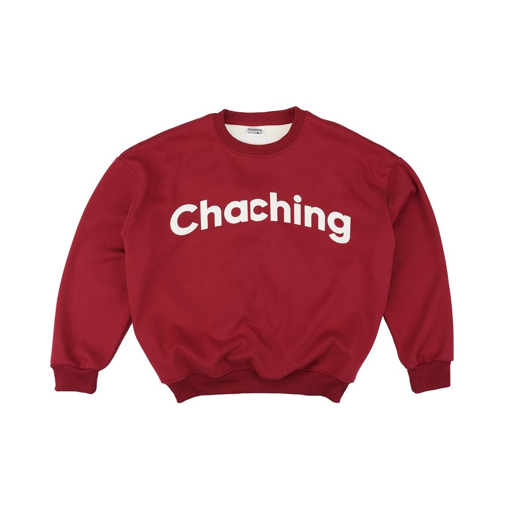 Áo Sweater Unisex Form Oversize - Đỏ