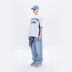 CHACHING PALM TREE T-SHIRT – WHITE & NAVY