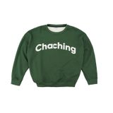  Áo Sweater Unisex Form Oversize - Xanh lá 