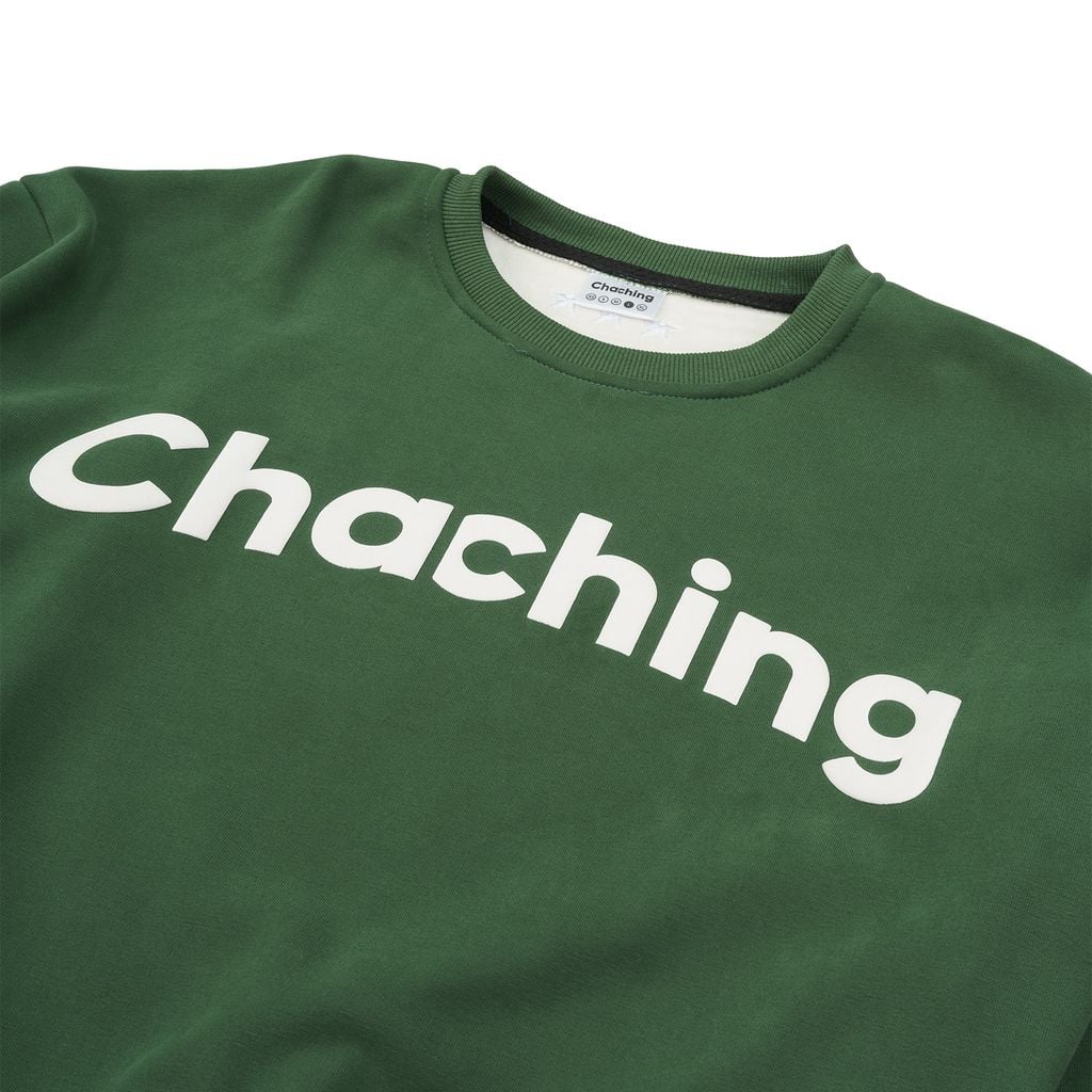 Áo Sweater Unisex Form Oversize - Xanh lá