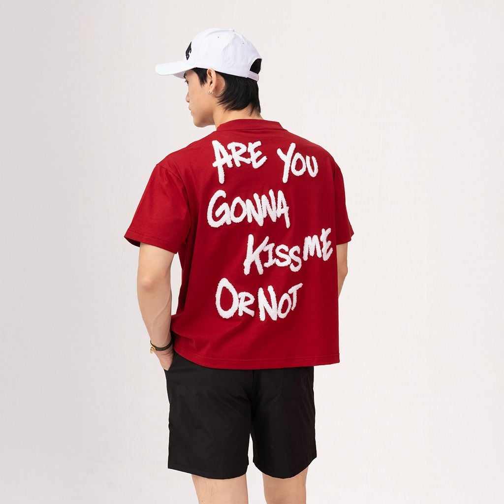 Áo Thun Couple Họa Tiết Lover Bông Xù - Trắng