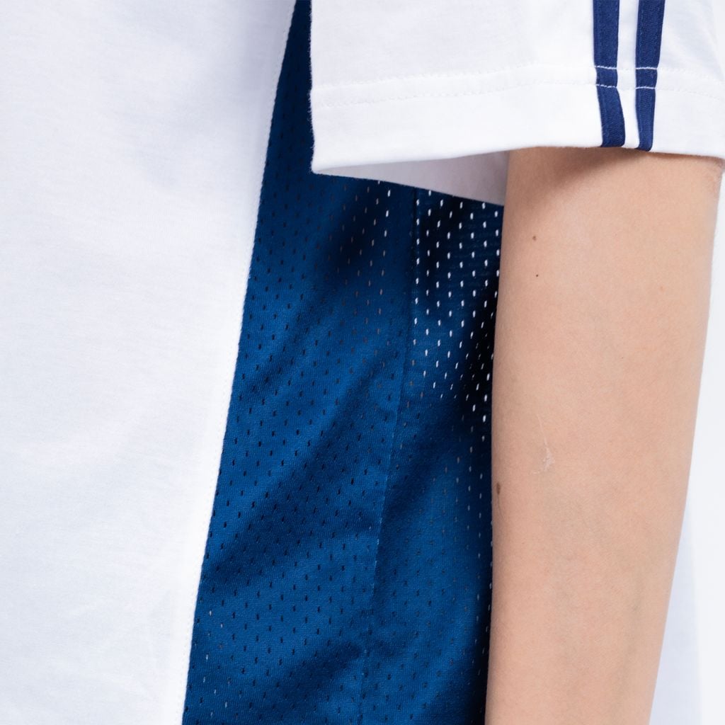 CHACHING PALM TREE T-SHIRT – WHITE & NAVY