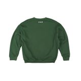  Áo Sweater Unisex Form Oversize - Xanh lá 
