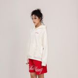  Áo Hoodie Unisex Form Oversize - Trắng 